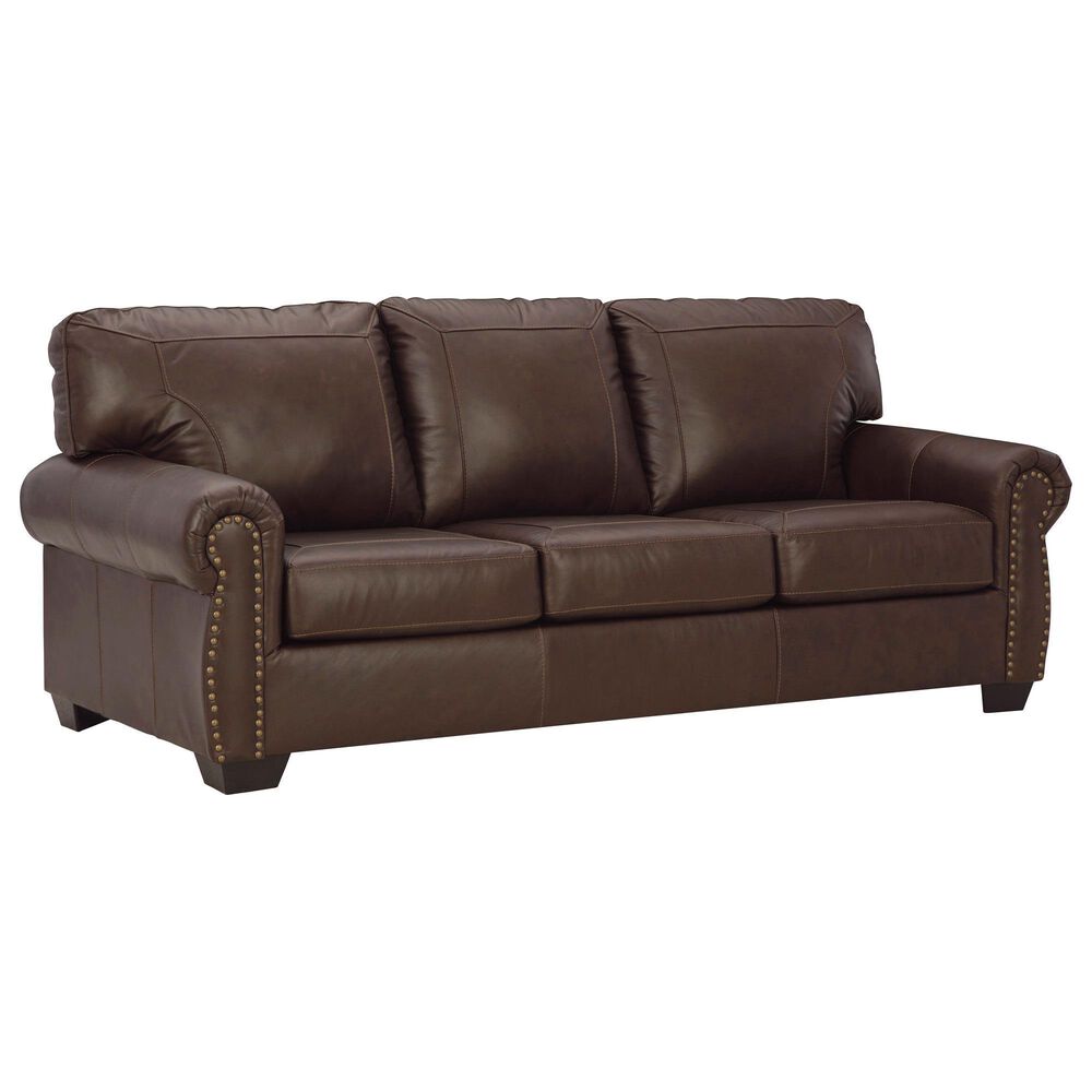 Ashley Colleton Stationary Sofa and Loveseat Set in Dark Brown, , large