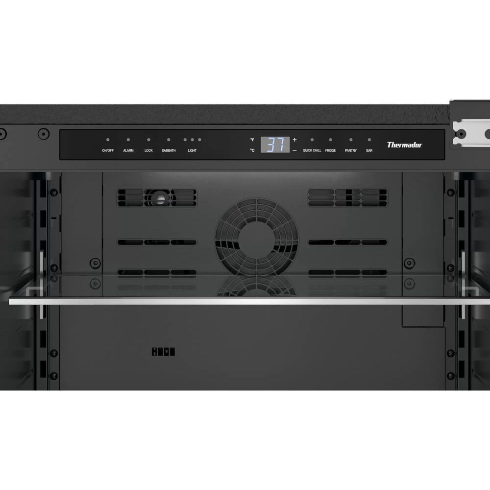 Thermador 5.2 Cu. Ft. 24" Masterpiece Handle Under Counter Refrigerator with Right Hinge in Stainless Steel, , large