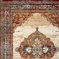 Amer Rugs Allure 7"9" x 9"9" Beige and Red Area Rug, , large