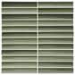 Dal-Tile Artefino Vintage Verdelite 1" x 6" Pencil Fluted on 11" x 12" Porcelain Mosaic Sheet, , large
