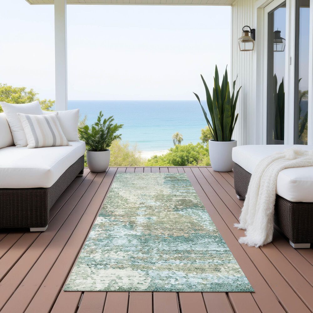 Dalyn Rug Company Lumara Seafoam 2'3" x 7'6" Runner, , large