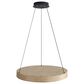 Golden Lighting Anello 1-Light Pendant in Black and Driftwood, , large