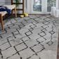 Amer Rugs Aspen 7"6" x 9"6" Gray and Black Area Rug, , large