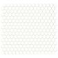 Dal-Tile Color Wheel Arctic White 13"" X 11"" Ceramic Mosaic Sheet, , large