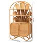 Baxton Studio Noreen 2-Door Cabinet with Hutch in Light Honey, , large