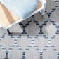 Safavieh Cabana CBN333G 4"5" x 6"5" Grey and Blue Indoor/Outdoor Area Performance Rug, , large