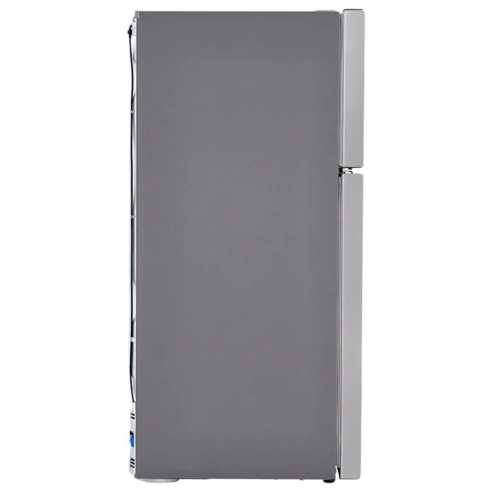 LG 20 Cu. Ft. Top Freezer Refrigerator Reversible Door in Stainless Steel, , large