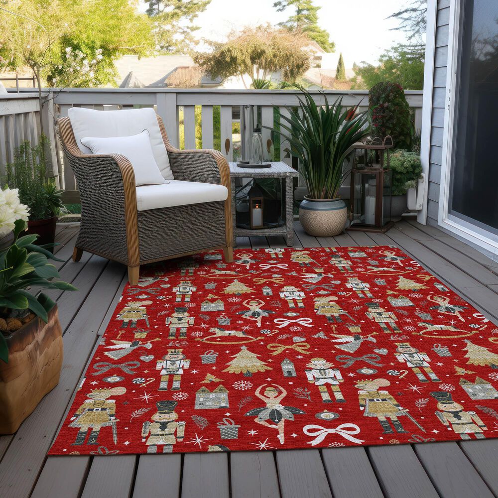 Dalyn Rug Company Wonderland WN35 Red 3&#39; x 5&#39; Area Rug, , large