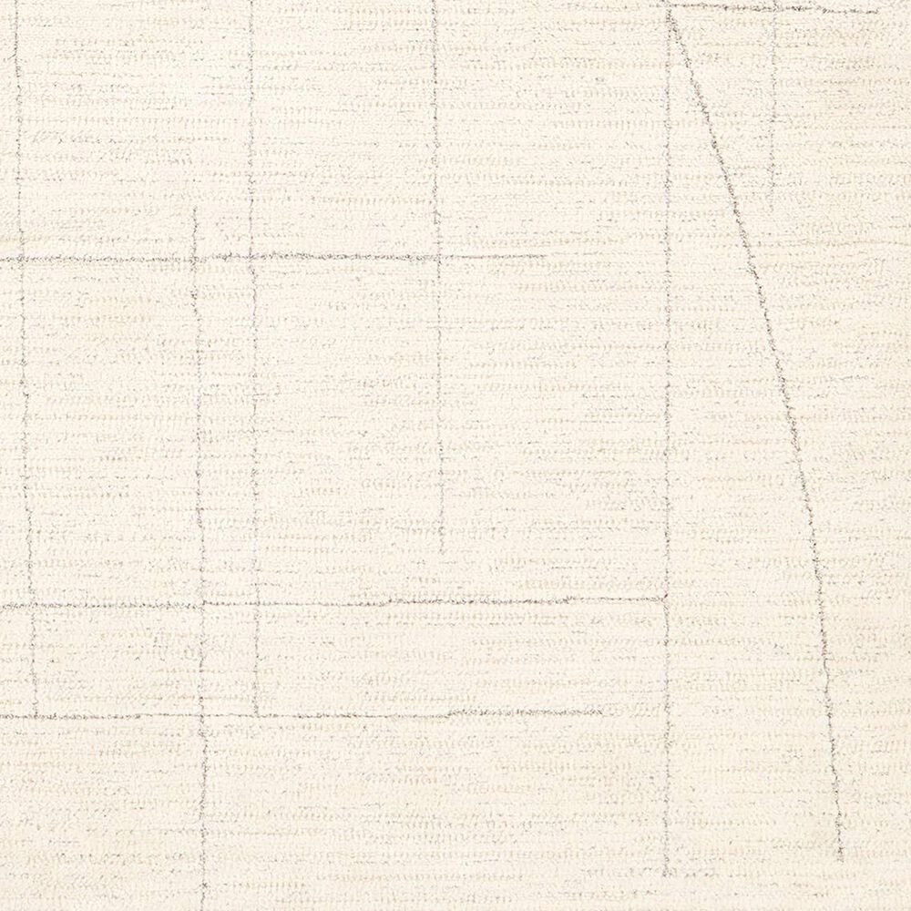 Jaipur Ziyad Lioum 5&#39; x 8&#39; Whitecap Gray, Rainy Day, White Swan and Fallen Rock Area Rug, , large