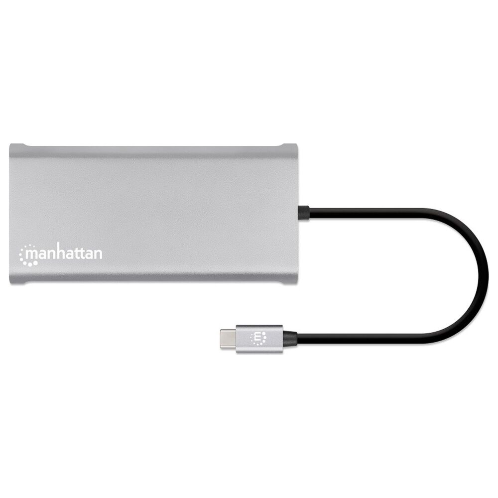 Manhattan 12-1 Triple HDMI  USB-C Docking Station, , large