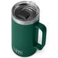 YETI Rambler 24 Oz Mug with MagSlider Lid in Black Forest Green, , large