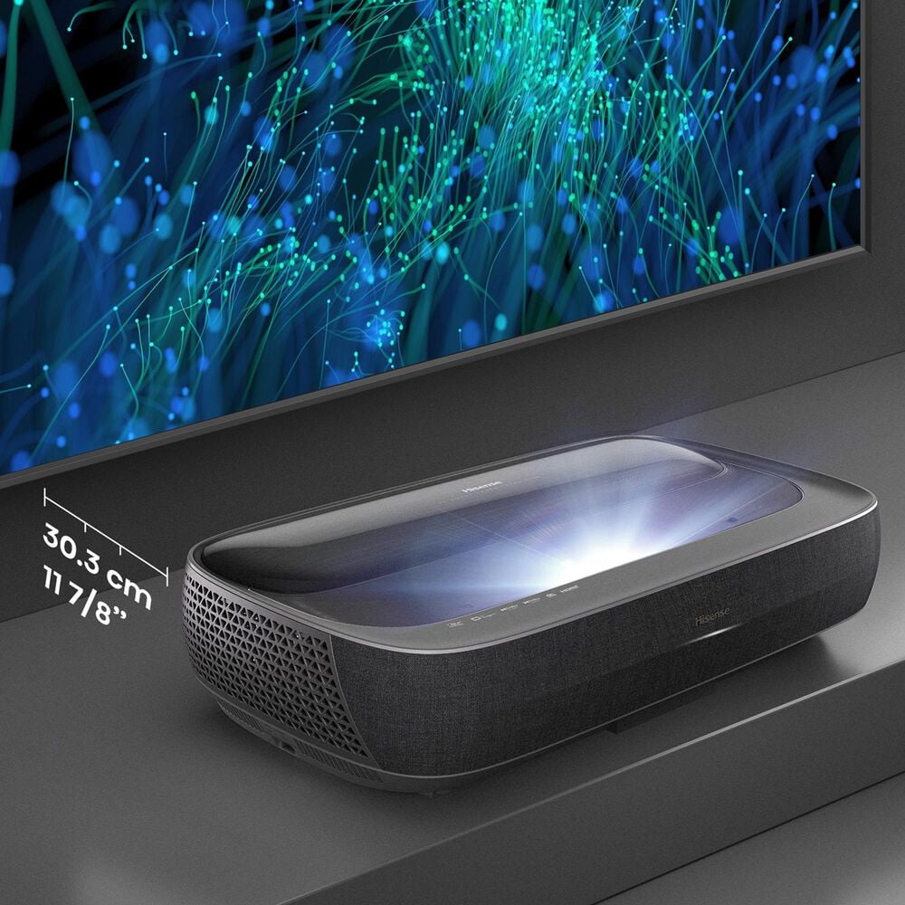 Hisense L9H 4K HDR TriChroma Projection Laser TV with Screen in Black, , large