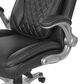 Valor Living Executive Chair with Black Upholstery in Titanium, , large