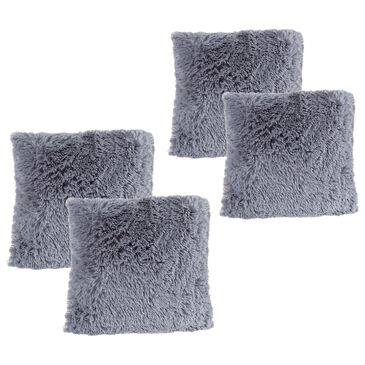 Timberlake 18" Square Throw Pillow in Gray (Set of 4), , large