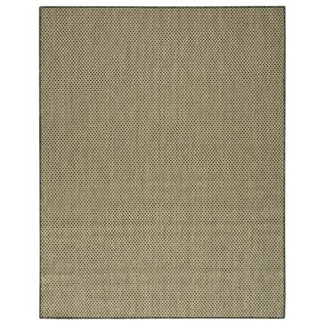 Nourison Courtyard Green 10" x 14" Indoor/Outdoor Area Rug, , large