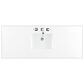 James Martin Vanities Breckenridge 60" Single Bathroom Vanity in Light Natural Oak with 3 cm White Zeus Quartz Top and Rectangular Sink, , large