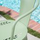 Hearth and Haven Lourdes 3-Piece Iron Bistro Set in Green, , large