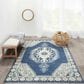 Momeni Anatolia 3"3" x 5" Navy Area Rug, , large