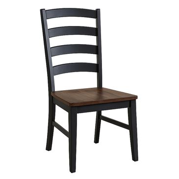 A-America Stormy Ridge Dining Side Chair in Chicory and Slate Black, , large