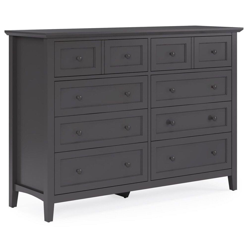 Urban Home Grace Dresser and Mirror in Raven Black, , large