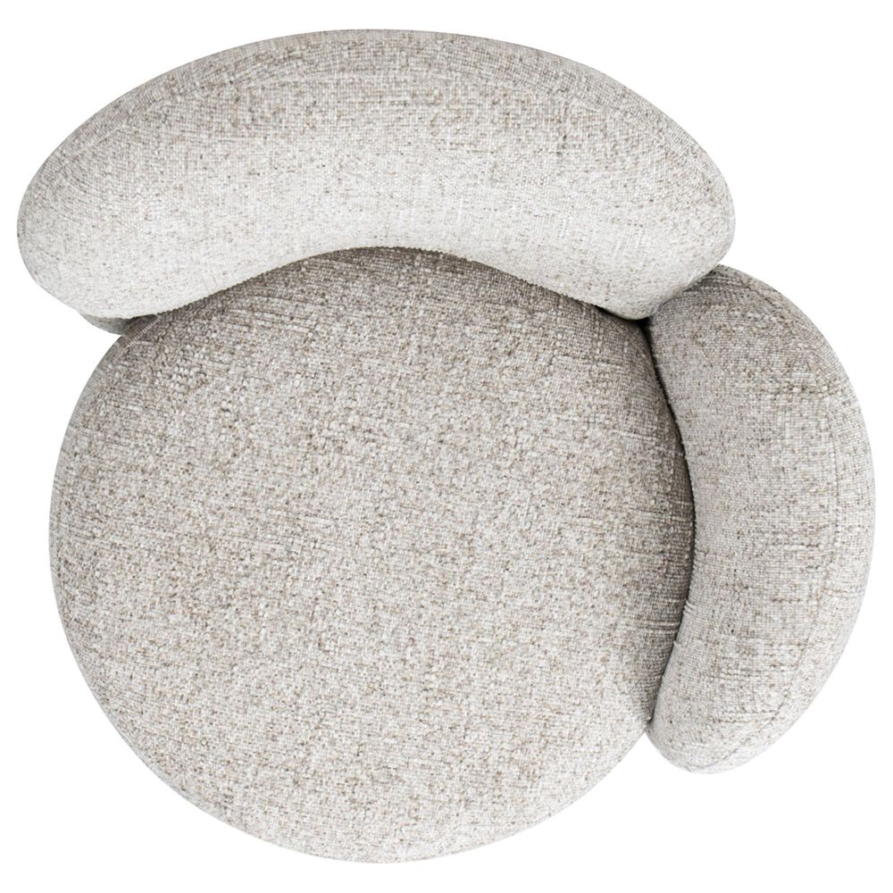 Jennifer Taylor Home Duo Right Arm Facing Swivel Accent Chair in Multi-Greige Beige, , large