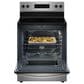 WHIRLPOOL 4-Piece Kitchen Package with 18.25 Cu. Ft. Top-Freezer Refrigerator and 5.3 Cu. Ft. Electric Range in Stainless Steel, , large
