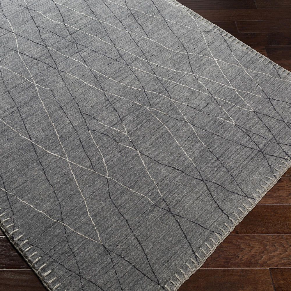 Surya Arlequin 10&#39; x 14&#39; Charcoal, Medium Gray and Black Area Rug, , large
