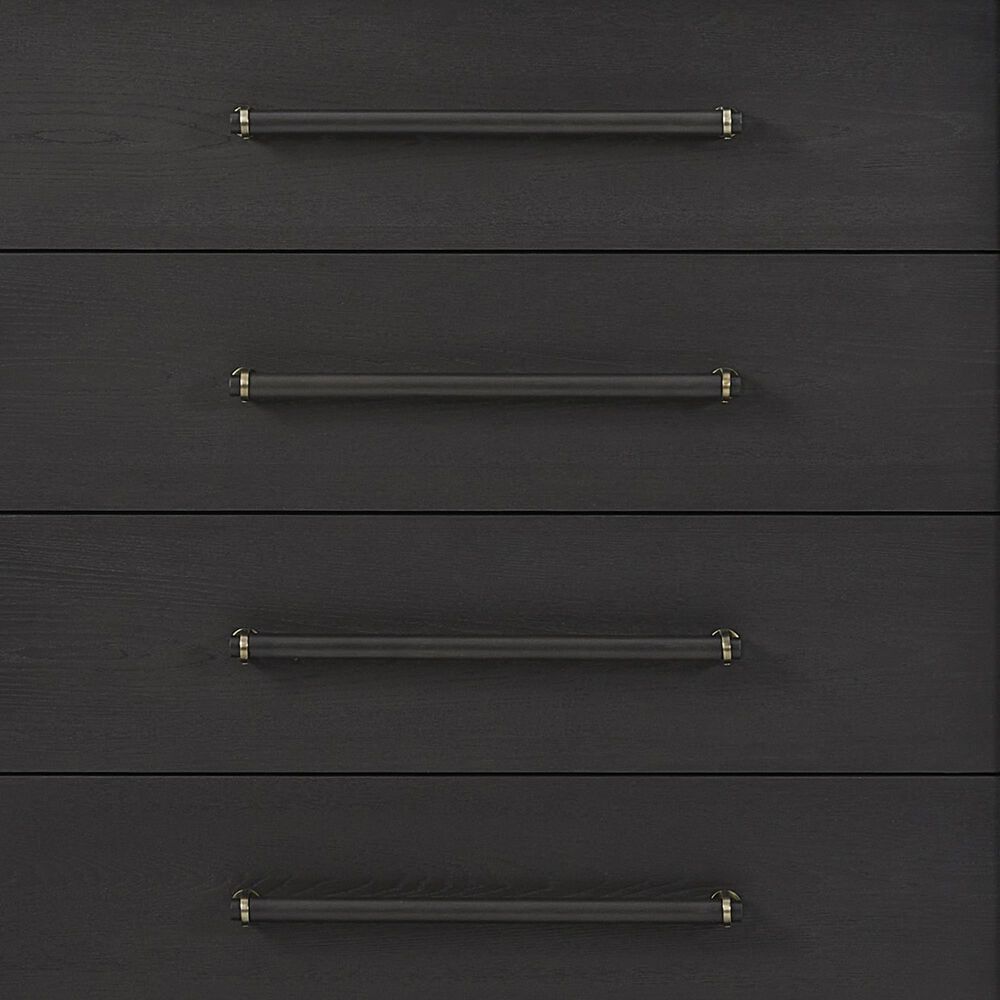 Sterling Timber Elure 5-Drawer Chest with Bar Pulls in Peppercorn, , large