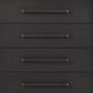 Sterling Timber Elure 5-Drawer Chest with Bar Pulls in Peppercorn, , large