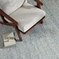 Surya Reika Bright Blue, Gray, Slate, Light Slate and Cream 10" x 14" Indoor/Outdoor Area Rug, , large