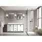Lexora Home Ziva 72" Double Bathroom Vanity in White with 2 cm White Cultured Marble Top and Rectangular Sinks, , large