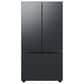 Samsung Bespoke Bespoke 3-Door French Door Refrigerator Top Panel in Matte Black Steel, , large