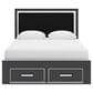 Ashley Zuraleus 5-Piece Queen Storage Bedroom Set in Matte Black, , large