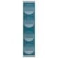Surya Alfresco 2"5" x 7"10" Marine Blue, Light Silver, Slate Blue and Metallic Silver Indoor/Outdoor Runner, , large