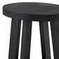 Forma & Co Boho Oval End Table in Black, , large