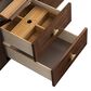 James Martin Vanities Amberly 72" Double Bathroom Vanity in Walnut with 3 cm Charcoal Soapstone Quartz Top and Rectangular Sinks, , large