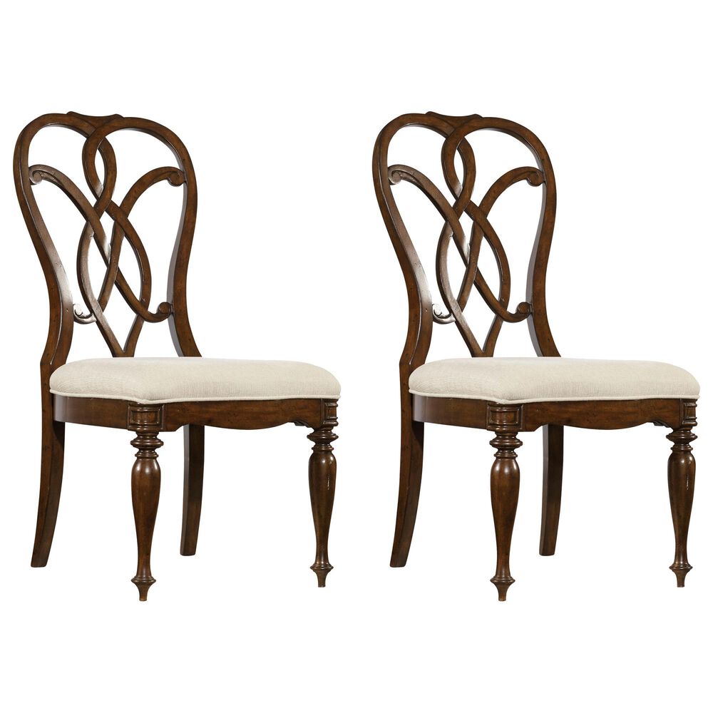 Hooker Furniture Leesburg Side Chair in Mahogany (Set of 2), , large