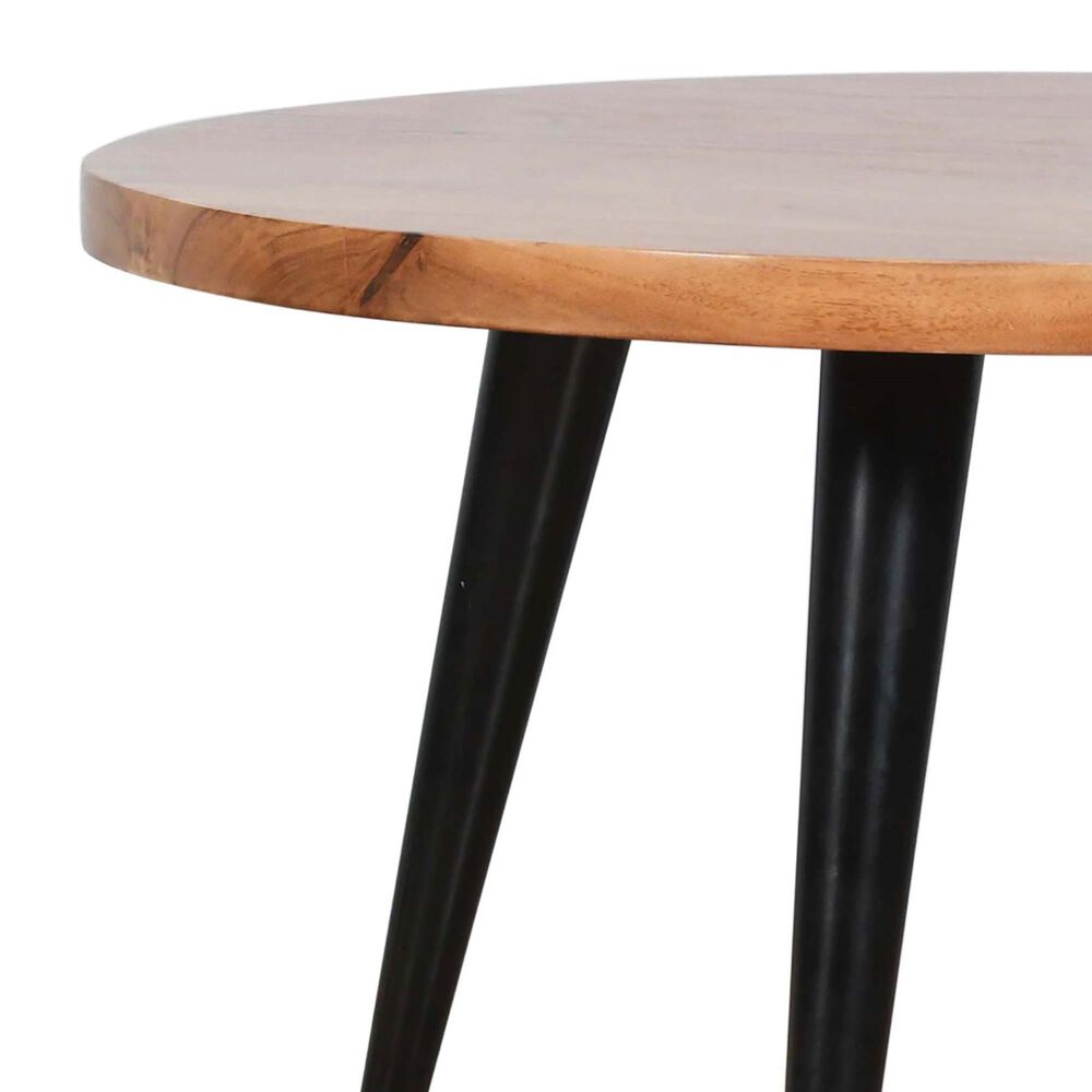 Waltham Prelude Round Cocktail Table in Suede, , large