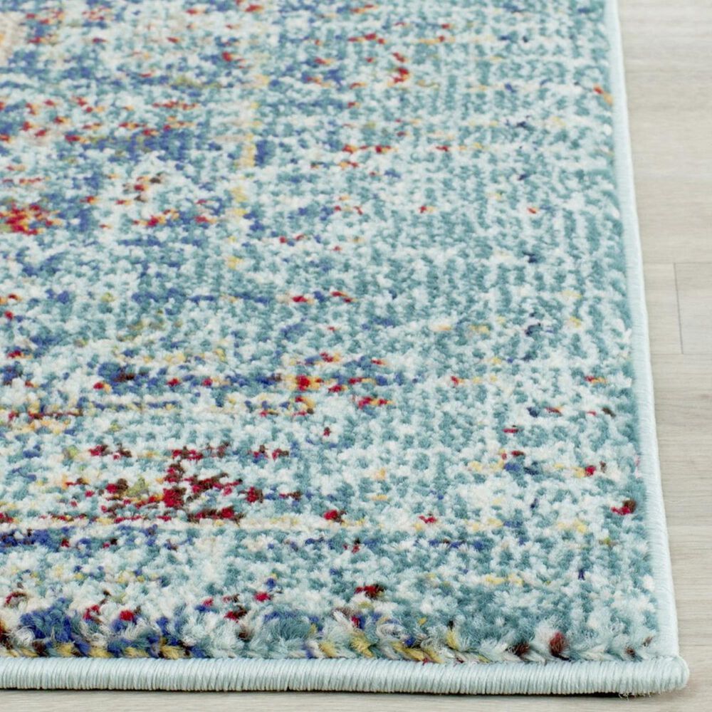 Safavieh Monaco MNC208J 2&#39;2&quot; x 4&#39; Blue Runner, , large