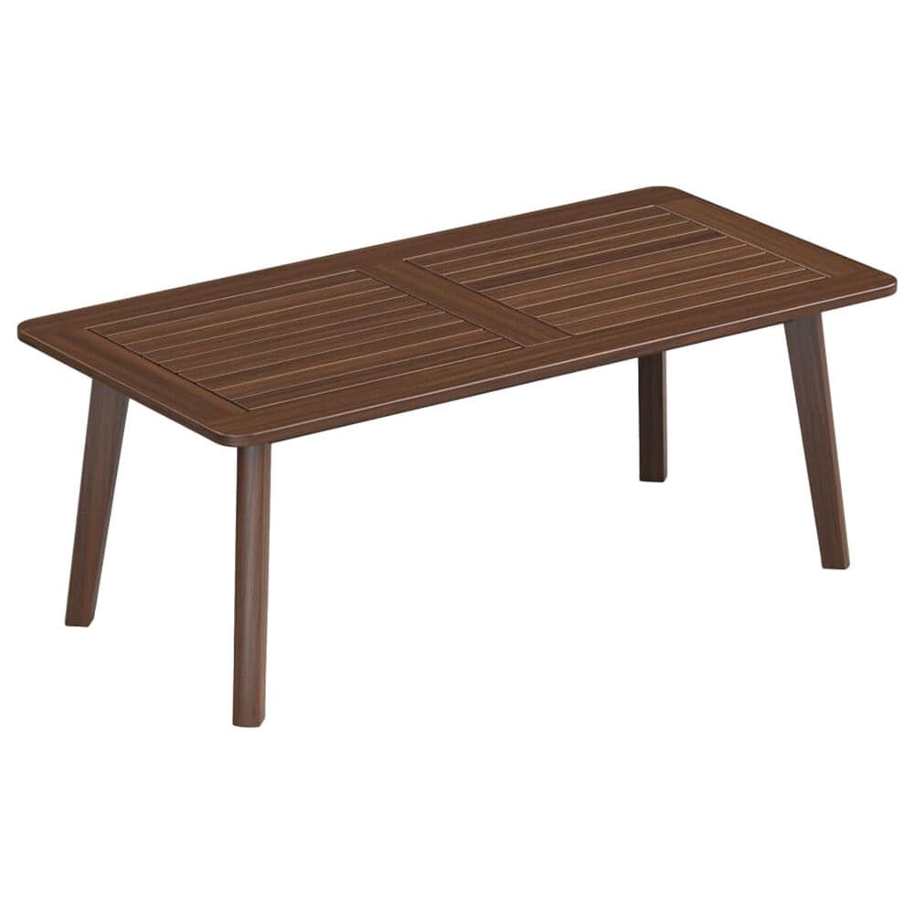 Jensen Outdoor Foundations Coffee Table in Chocolate Brown, , large