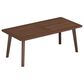 Jensen Outdoor Foundations Coffee Table in Chocolate Brown, , large