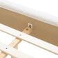 Jennifer Taylor Home Alpine Puffy Modern King Platform Bed in Ivory White, , large