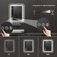 HOMLUX 20" x 28" LED Bathroom Makeup Mirror in Silver, , large