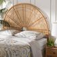 Baxton Studio Nina Queen Standalone Headboard in Light Honey, , large