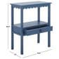 Safavieh Haven Low Drawer End Table in Blue, , large