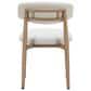 Zuo Modern Bege Side Chair in White, , large