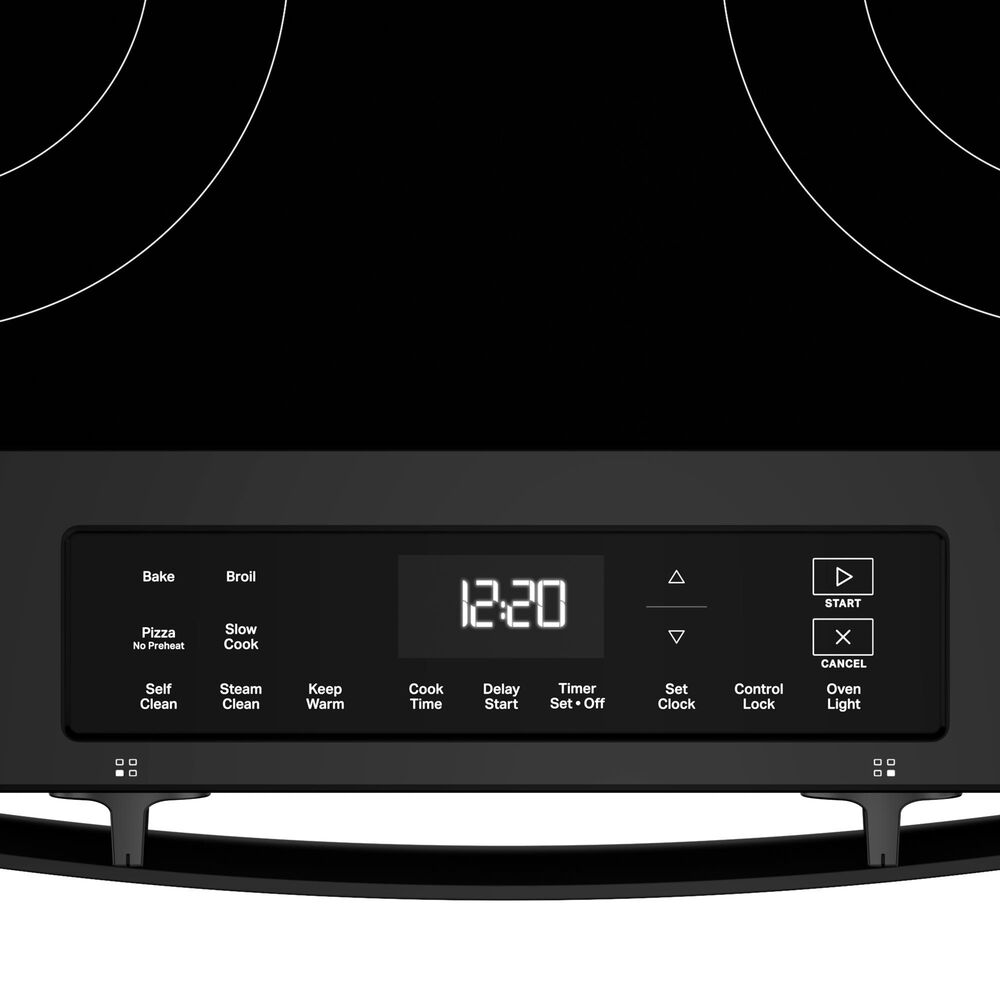 Whirlpool 5.3 Cu. Ft. Slide-in Electric Range in Black, , large