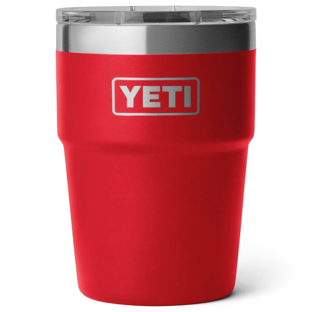 YETI Rambler 16 Oz Stackable Cup with Magslider Lid in Rescue Red, , large