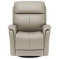Flexsteel View Swivel Power Recliner with Headrest and Lumbar in Dove, , large