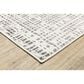 Oriental Weavers Montecito Abstract Tweed 2"3" x 7"6" White Runner, , large